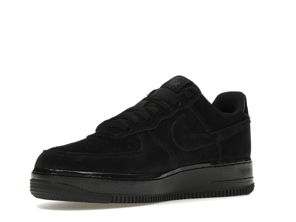 Nike Air Force 1 Low '07 Triple Black Suede (Women's)