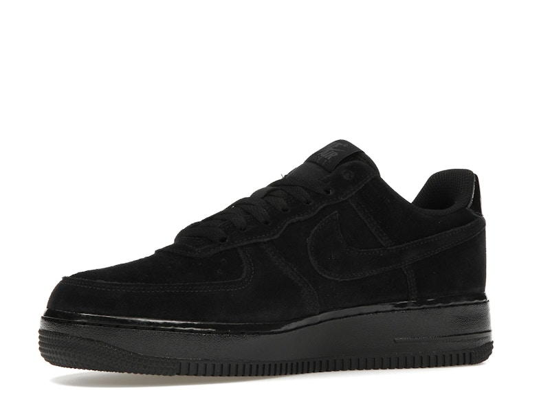 Nike Air Force 1 Low '07 Triple Black Suede (Women's)