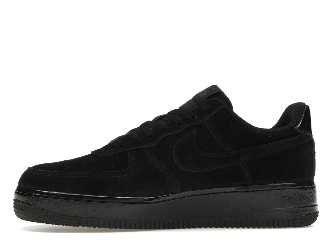 Nike Air Force 1 Low '07 Triple Black Suede (Women's)