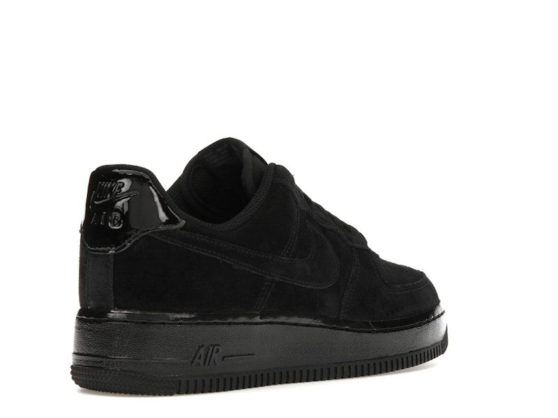 Nike Air Force 1 Low '07 Triple Black Suede (Women's)