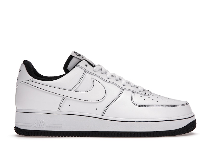 Nike air force 1 low white with black foxing stripe 2025