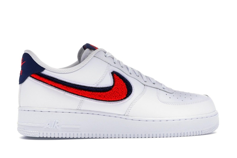 Af1 with red swoosh