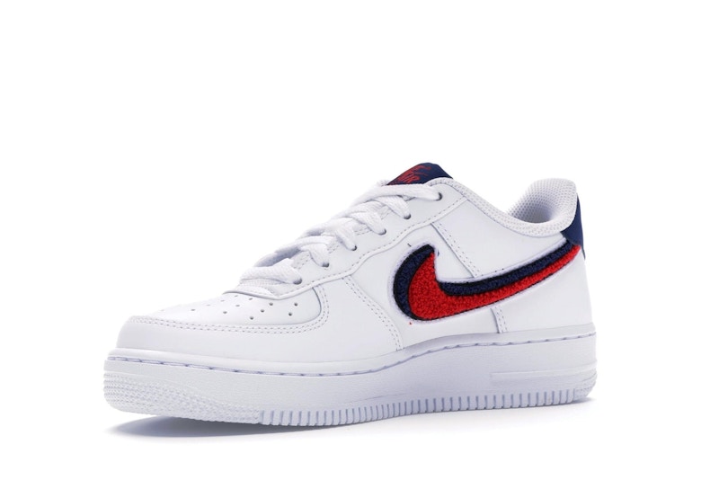 Nike Air Force 1 Low 3D Chenille Swoosh USA (GS) Nike Air Force 1 Low 3D Chenille Swoosh USA (GS)