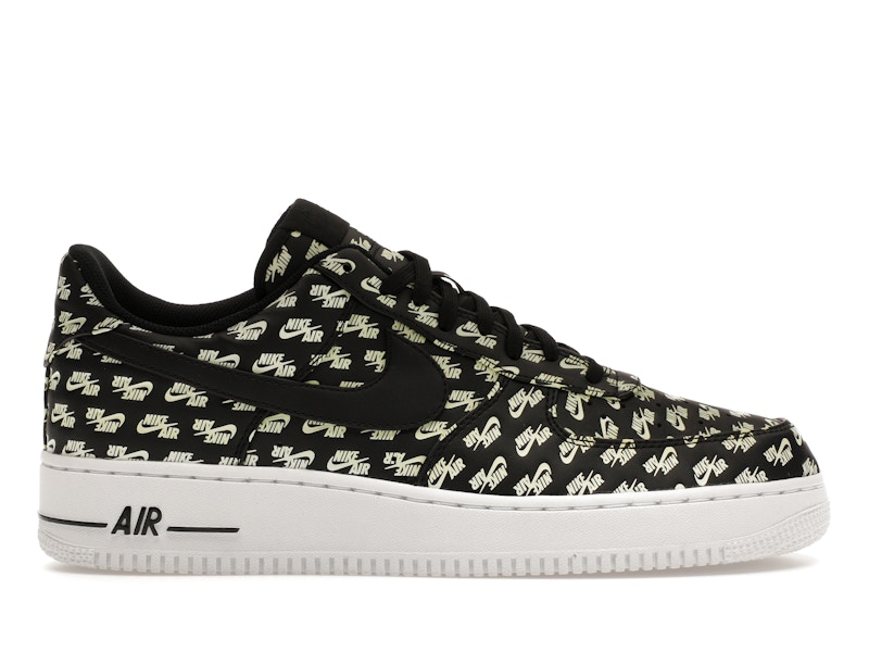 Nike Air Force 1 Low Logo All Over Noir Homme Style AH8462 001 FR