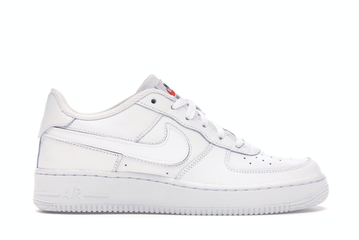 Nike Air Force 1 Low Swoosh Pack All-Star White (2018) (GS) キッズ ...