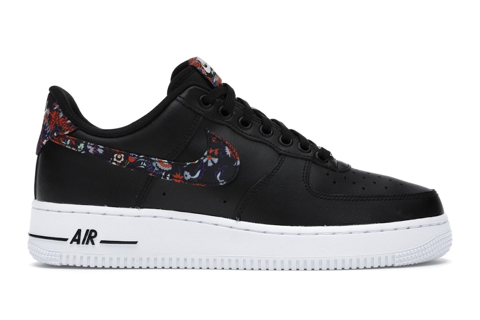 Bourgeon In Dwaal Nike Air Force 1 Low Black Floral Men's - CZ7933-001 - US