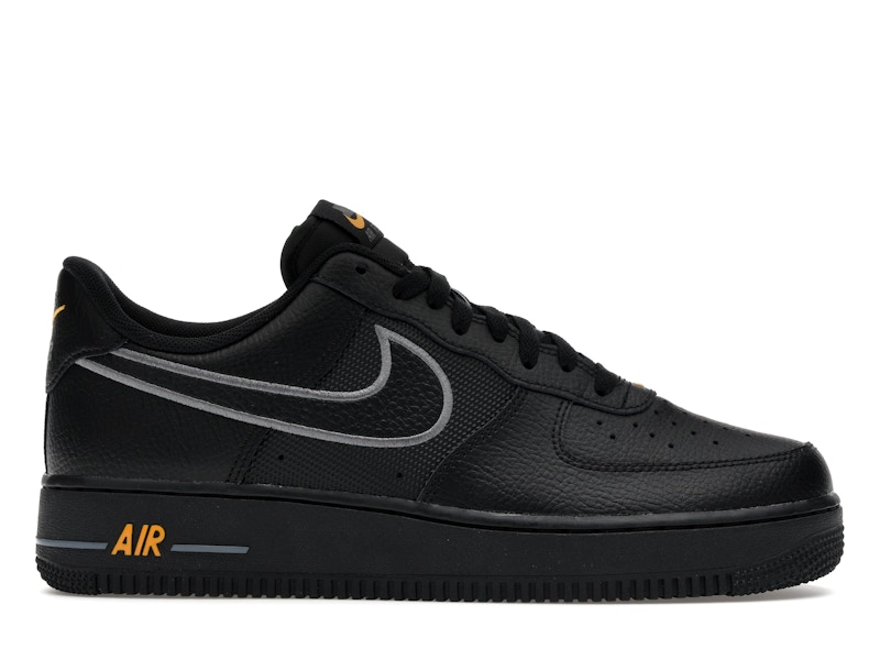 black and orange air force 1 size 6