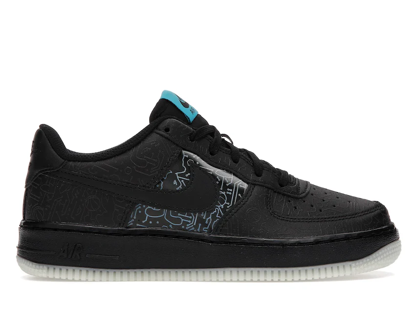 Nike Air Force 1 Low Computer Chip Space Jam (GS) Kids' - DN1434-001 - US