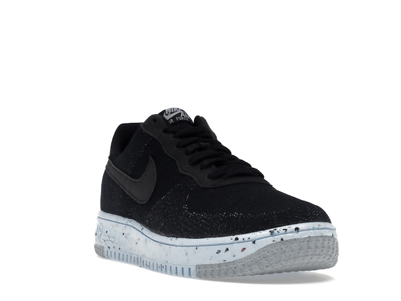 Nike Air Force 1 Low Crater Flyknit Black Chambray Blue