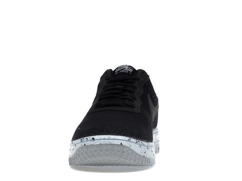 Nike Air Force 1 Low Crater Flyknit Black Chambray Blue