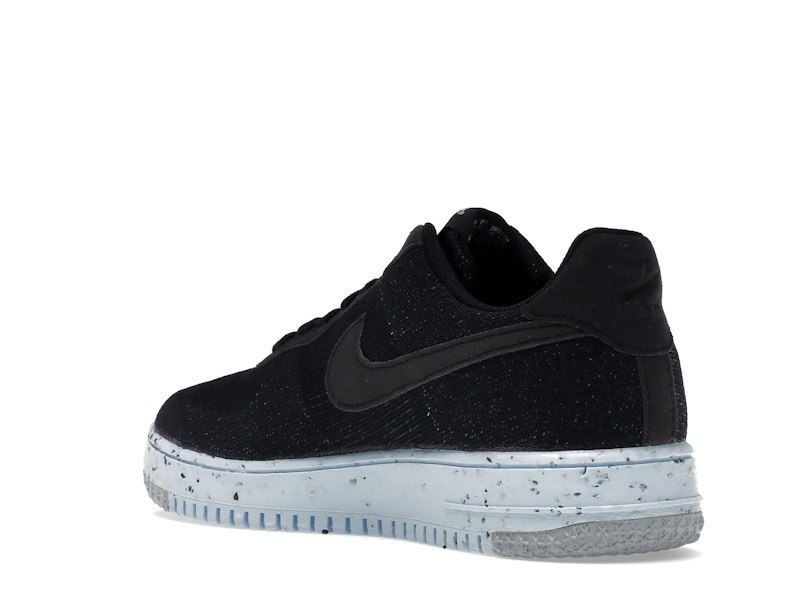 Nike Air Force 1 Low Crater Flyknit Black Chambray Blue