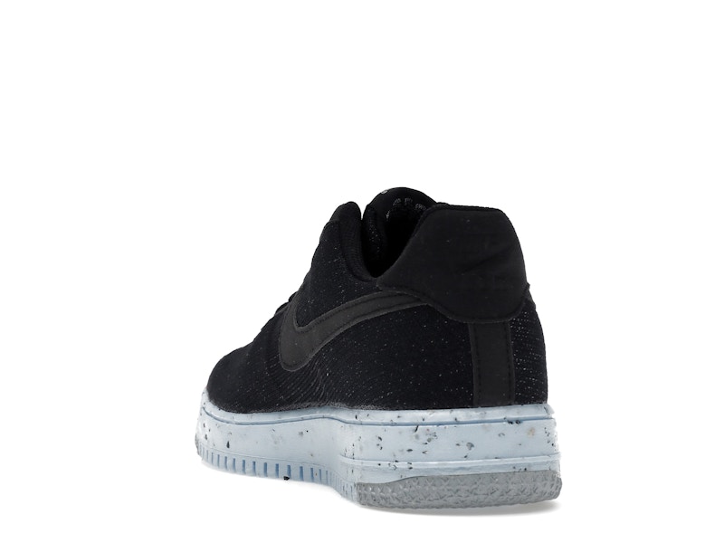 Nike Air Force 1 Low Crater Flyknit Black Chambray Blue