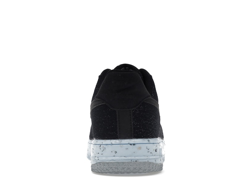 Nike Air Force 1 Low Crater Flyknit Black Chambray Blue