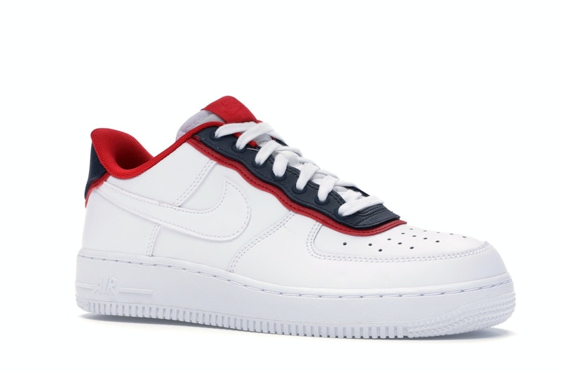 Nike air force 1 obsidian red