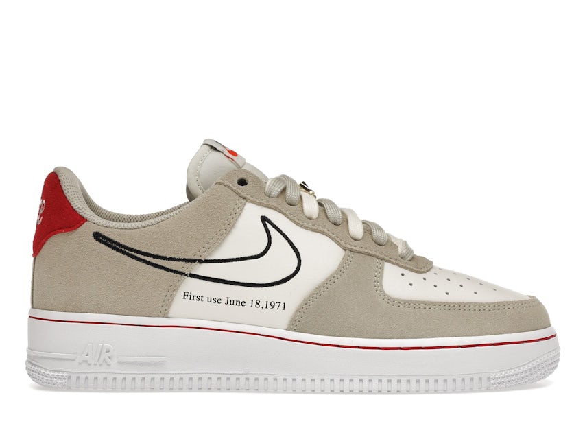 BUY Nike Air Force 1 Low First Use Light Sail Red