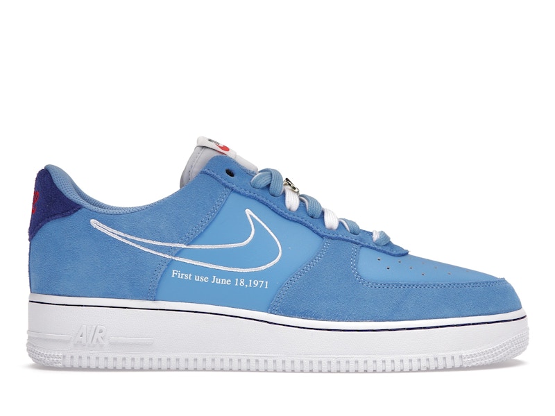 Nike air shop force blue grey