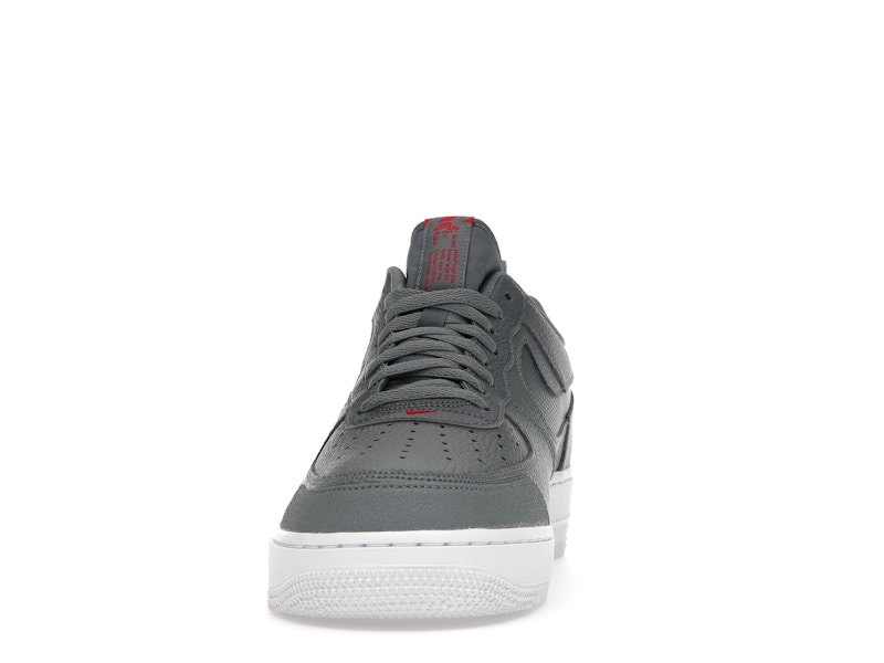 Nike Air Force 1 Low LV8 Smoke Grey Red Reflective Swoosh