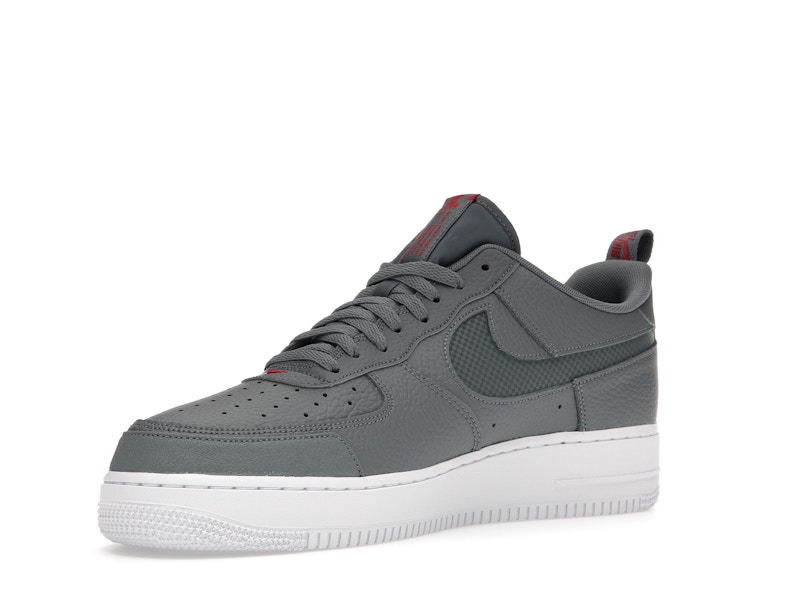 Nike Air Force 1 Low LV8 Smoke Grey Red Reflective Swoosh