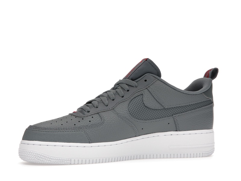 Nike Air Force 1 Low LV8 Smoke Grey Red Reflective Swoosh