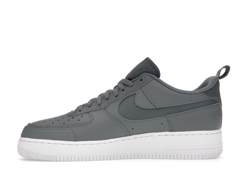 Nike Air Force 1 Low LV8 Smoke Grey Red Reflective Swoosh