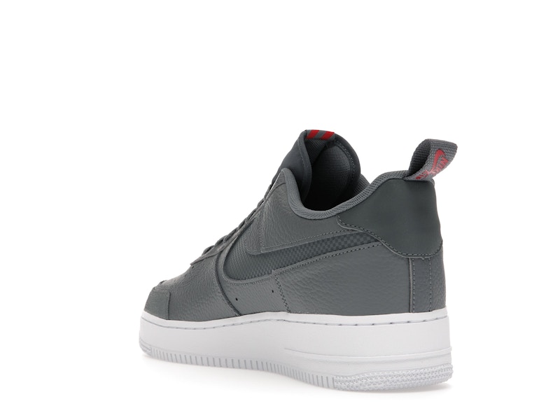 Nike Air Force 1 Low LV8 Smoke Grey Red Reflective Swoosh