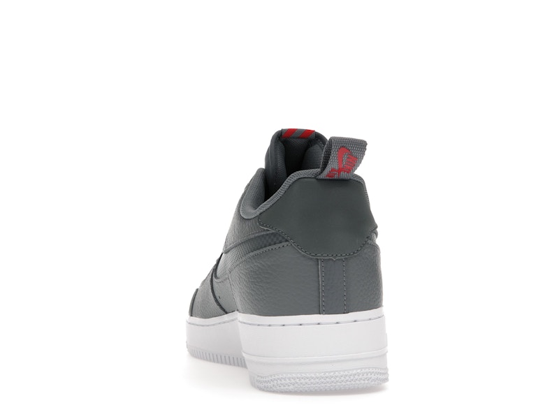 Nike Air Force 1 Low LV8 Smoke Grey Red Reflective Swoosh