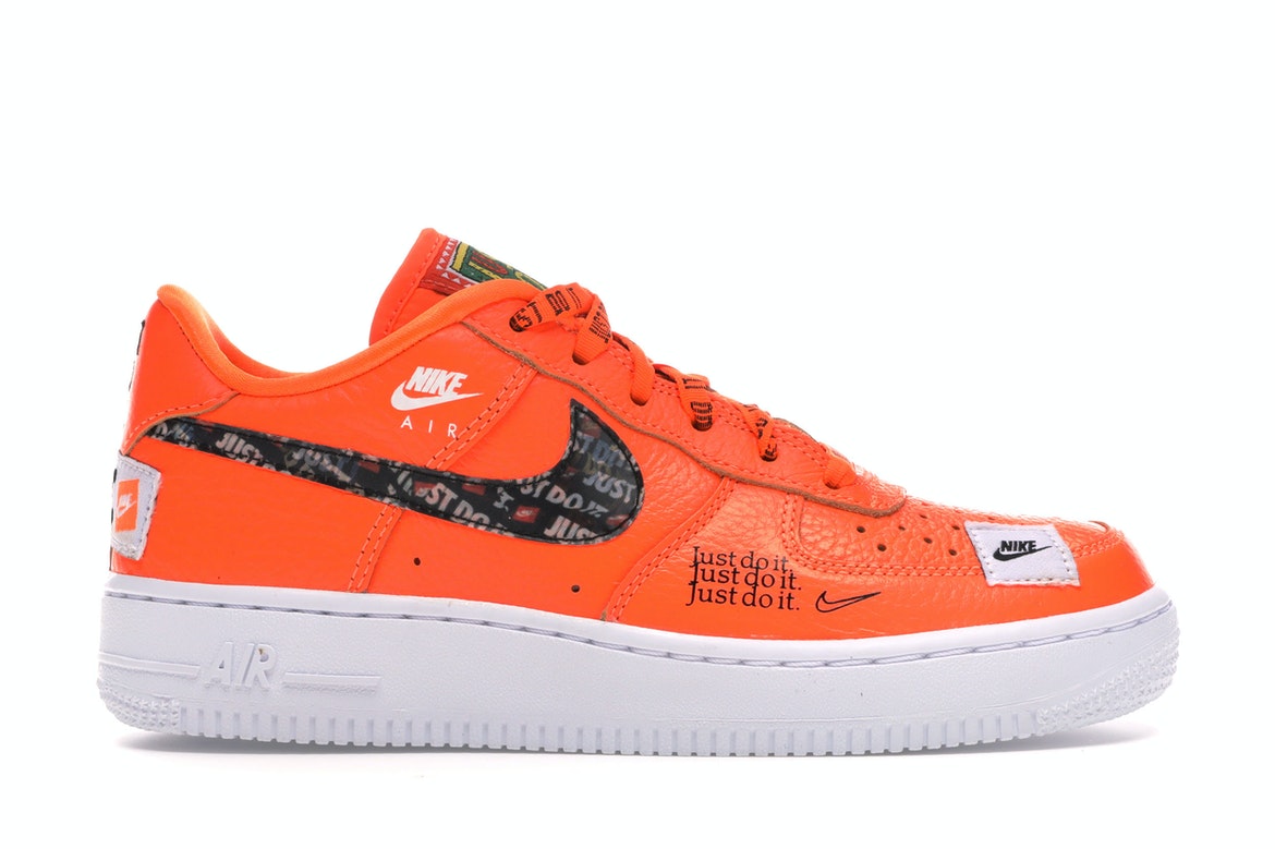 Nike Air Force 1 Low Just Do It Pack Orange (GS) - AO3977-800