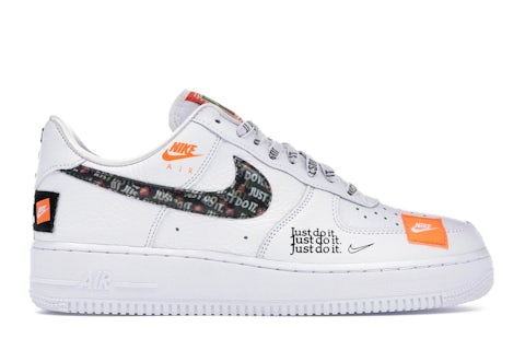 Nike Air Force Low Just Do It Pack White/Black Men's AR7719