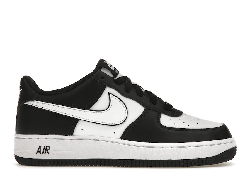 Nike Air Force 1 LV8 2 Black/White Grade School Kids' Shoes, Size: 4