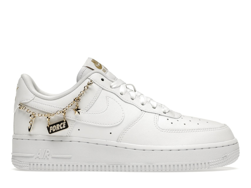 dinámica fuego elemento Nike Air Force 1 Low LX White Pendant (Women's) - DD1525-100 - US