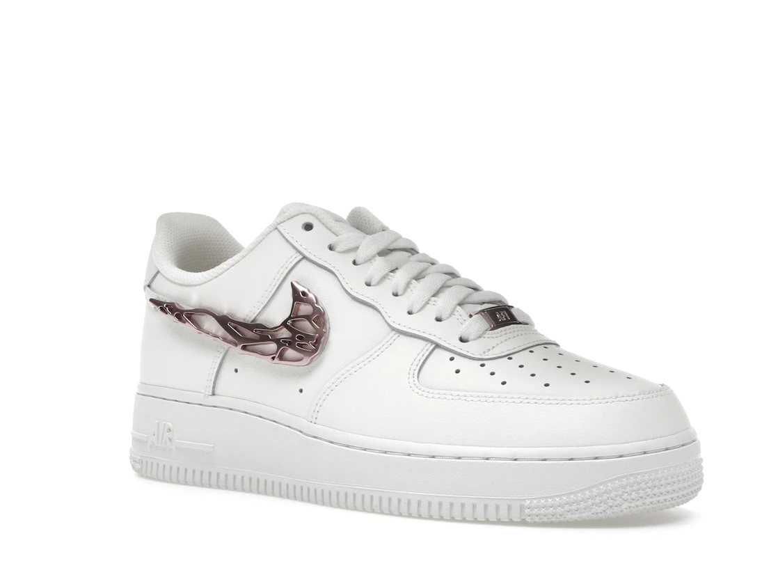 Nike Air Force 1 Low Liquid Metal Swoosh Metallic Rose Gold (Women's)