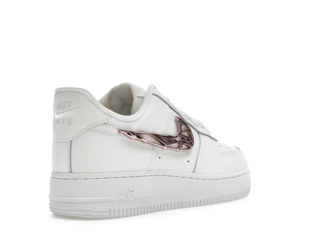 Nike Air Force 1 Low Liquid Metal Swoosh Metallic Rose Gold (Women's)