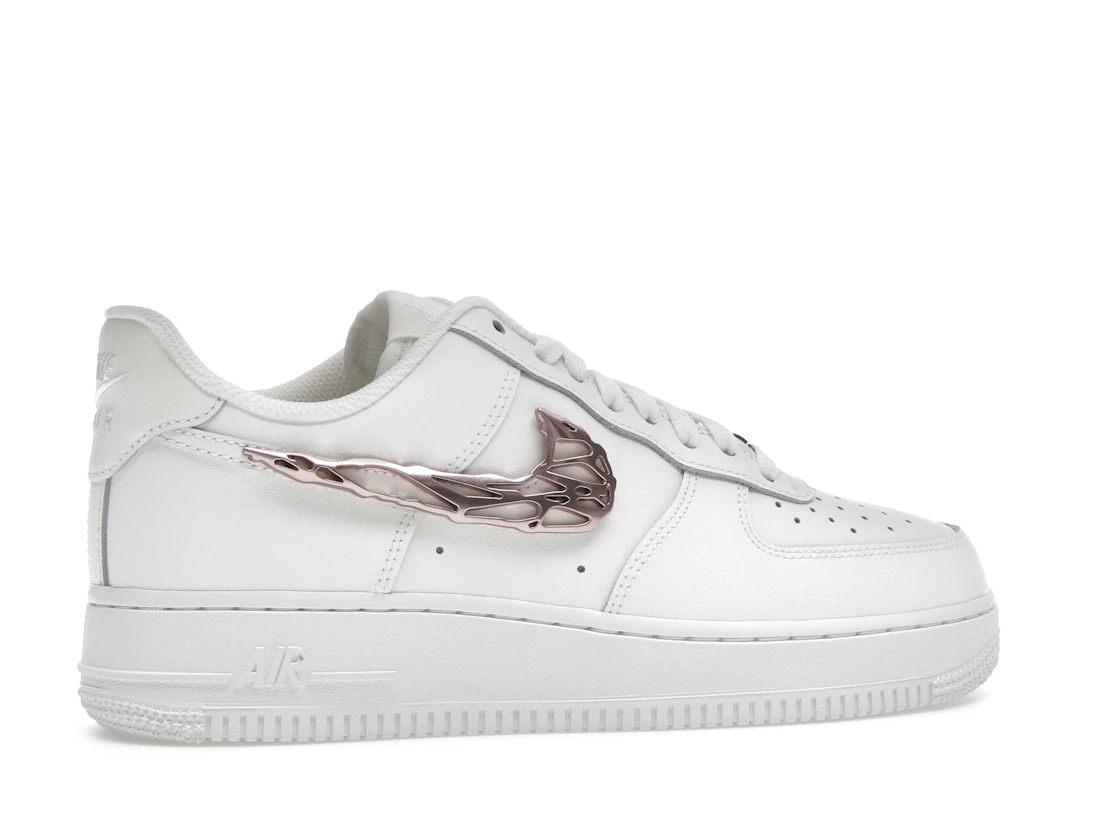 Nike Air Force 1 Low Liquid Metal Swoosh Metallic Rose Gold (Women's)