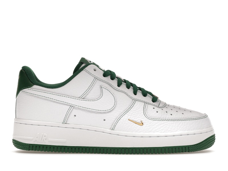 Nike Air Force 1 ホワイト/ダークグリーン Nike Air Force 1 '07 Shoes White Malachite Green FJ4146-121 Men's
