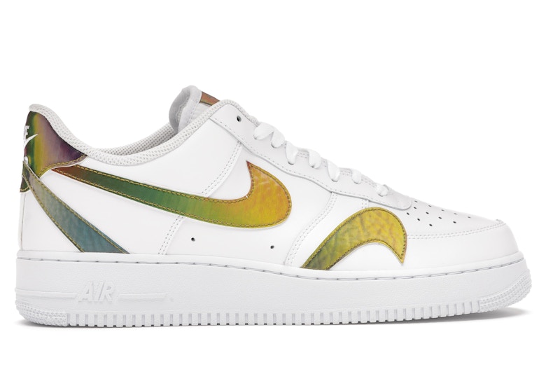 Nike Air Force 1 Low Misplaced Swooshes White Multi - CK7214-101 Nike Air Force 1 Low Misplaced Swooshes White Multi - CK7214-101