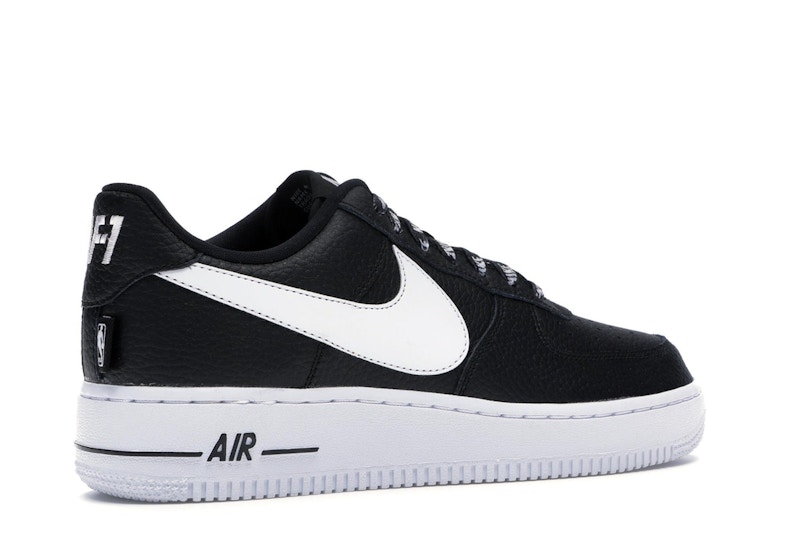 Nike Air Force 1 Low NBA Black White Nike Air Force 1 Low NBA Black White