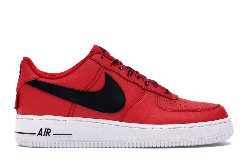 Air Force 1 NBA (W/RED) – Weezy Shoes
