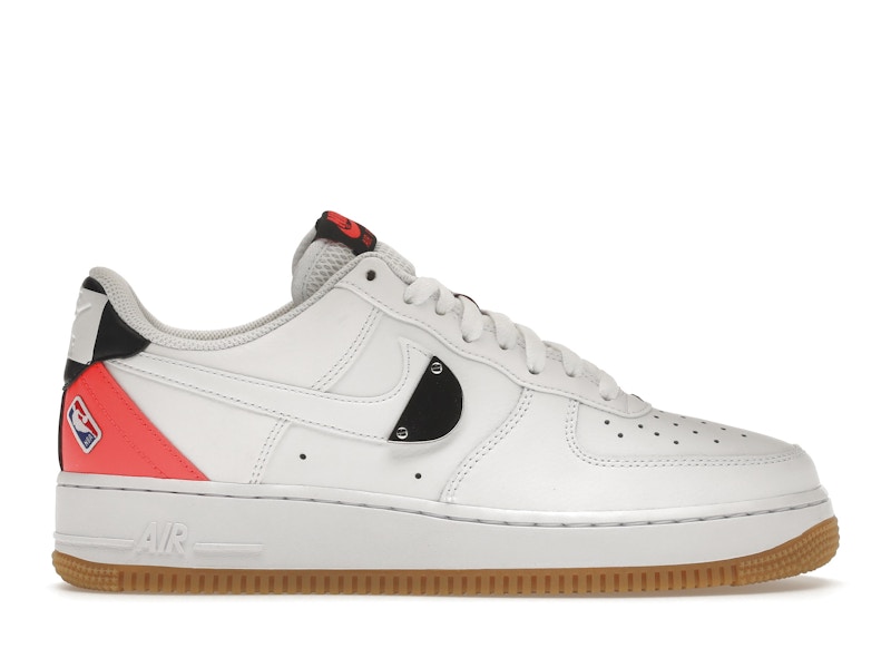 Nike Air Force 1 Low NBA White Crimson Gum Men s CT2298 101 US