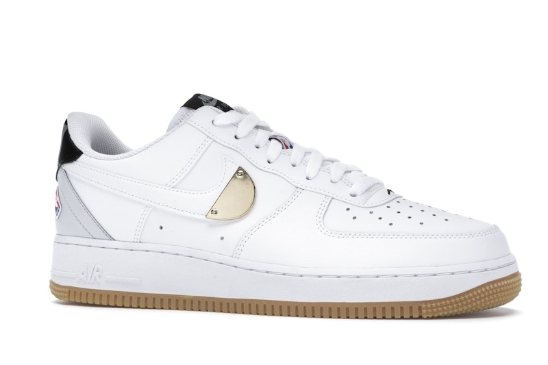 Nike Air Force 1 Low NBA White Grey Gum Nike Air Force 1 Low NBA White Grey Gum