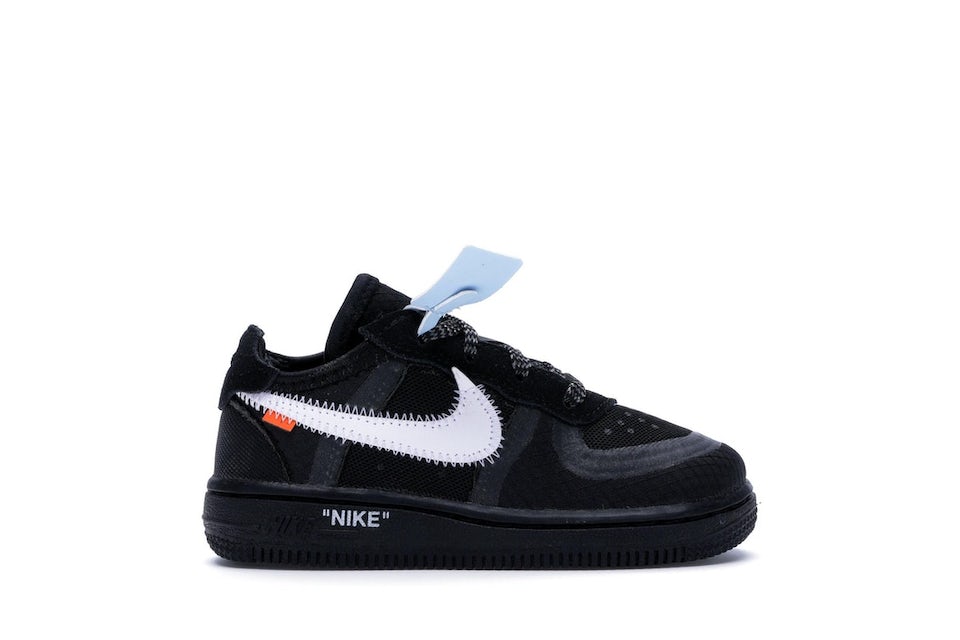 Nike Air Force 1 Off-White Black (TD) Toddler - BV0853-001 US