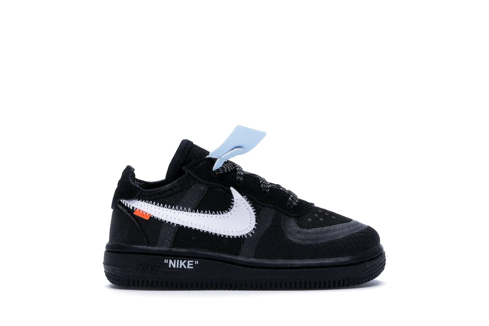 Nike Air Force 1 Low Off-White Black White (TD) 0