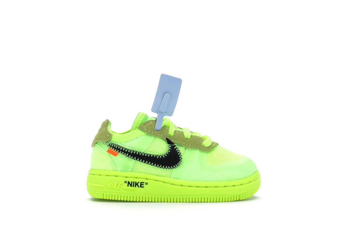 Nike Air Force 1 Low Off-White Volt (TD) Toddler - BV0853-700 - US