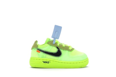 Nike Air Force Low Off-White Volt (TD) BV0853-700 US