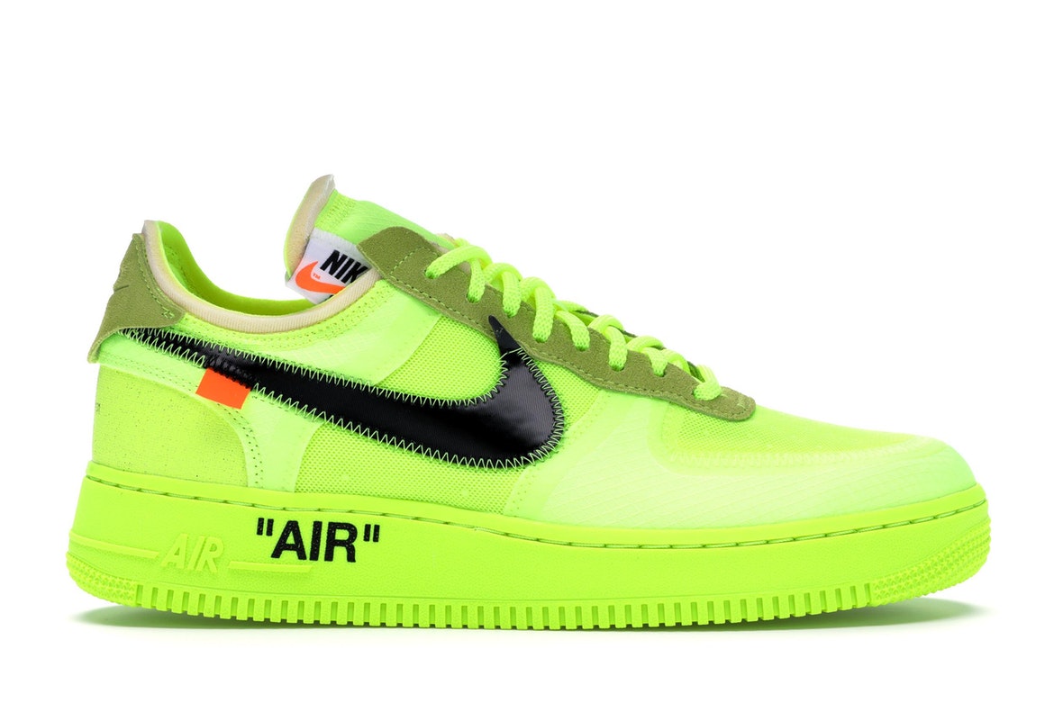 Nike Air Force 1 Low Off-White Volt メンズ - AO4606-700 - JP