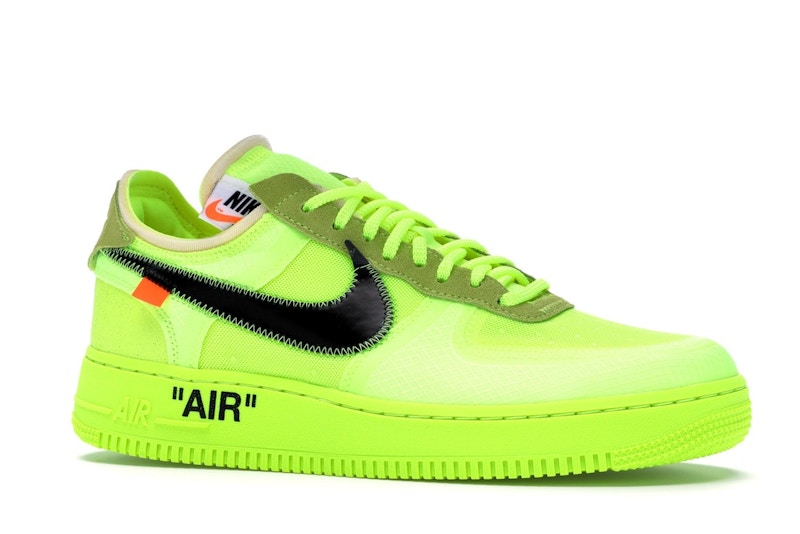 Nike Air Force 1 Low Off-White Volt - AO4606-700