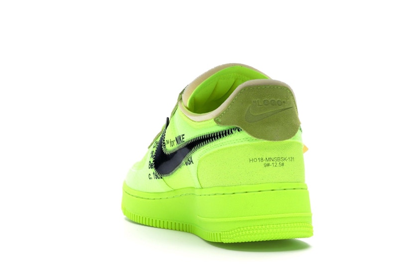 off white neon af1