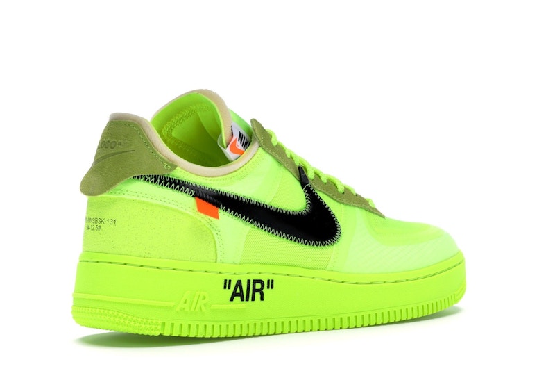 off white neon af1