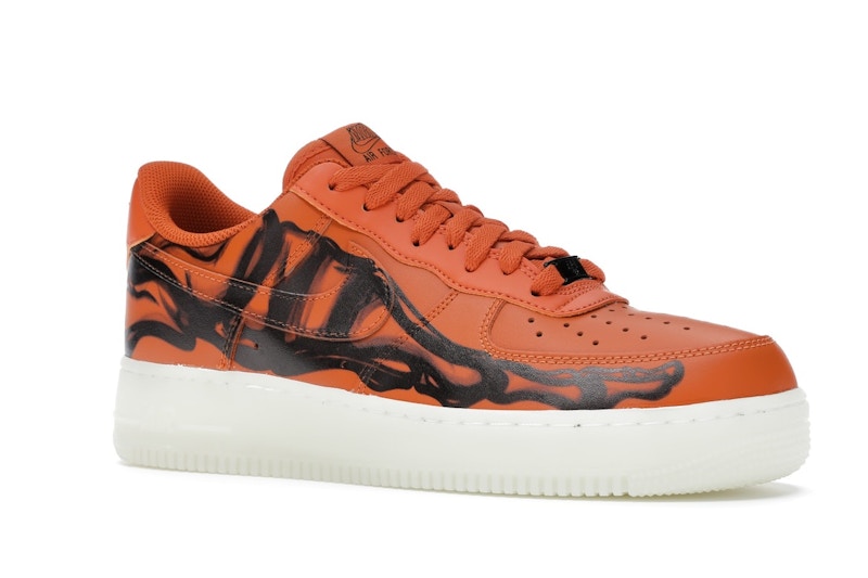 Nike Air Force 1 Low Orange Skeleton