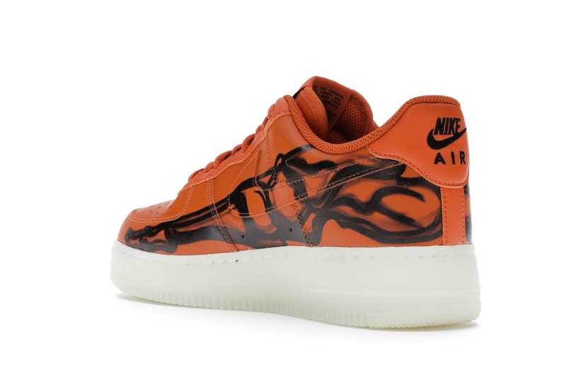 Air force skeleton orange stockx