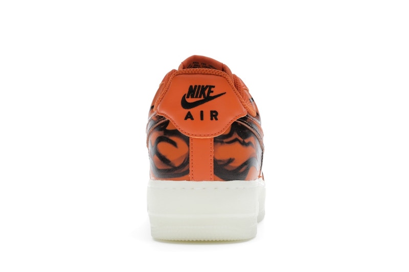 skeleton orange nike